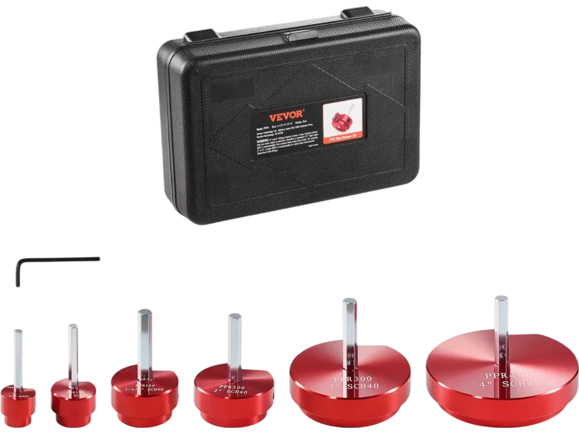 Vevor PVC Pipe Reamer Kit Socket Saver for PVC CPVC ABS Fittings New