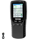 VEVOR Air Quality Monitor 8-IN-1, Professional PM2.5 PM10 PM1.0 Particle Counter, Formaldehyde, Temperature, Humidity, TVOC AQI Tester for Indoor/Outdoor, Air Quality Meter w/Alarm Thresholds