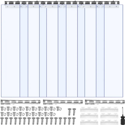Vevor PVC Strip Curtain Clear 38