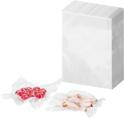 VEVOR Vacuum Sealer Bags, 200 PCS 8 x 12 Inch Durable Seal Bags, Non-BPA Food Grade Seal A Meal Freezer Bags, Vac Sealing Bag for Food Saver, Ideal Food Storage Vacuum Bags for Meal Prep or Sous Vide