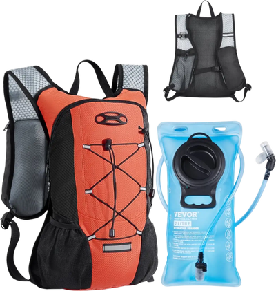 Vevor Hydration Backpack Lightweight 2L Water Bladder Hiking Running Cycling Pack New