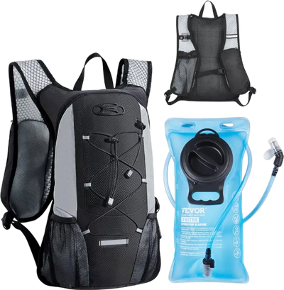 Vevor Hydration Backpack 2L Water Bladder Lightweight Hiking Running Cycling Pack New