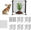 VEVOR 5 Pack Plant Protector from Animals, 15.35'' x 15.35'' Chicken Wire Plant Protector, Plant Cages for Outdoor Plants, Flowers & Vegetables, Keeps Bunny Chicken Squirrels Out, 20pcs Metal Mesh