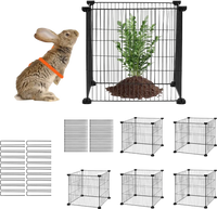 VEVOR 5 Pack Plant Protector from Animals, 15.35'' x 15.35'' Chicken Wire Plant Protector, Plant Cages for Outdoor Plants, Flowers & Vegetables, Keeps Bunny Chicken Squirrels Out, 20pcs Metal Mesh