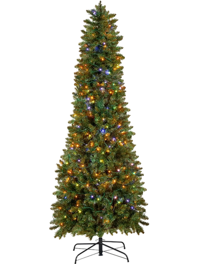 Vevor Christmas Tree 6' Pre-Lit Artificial Xmas Tree with 240 LED Lights New