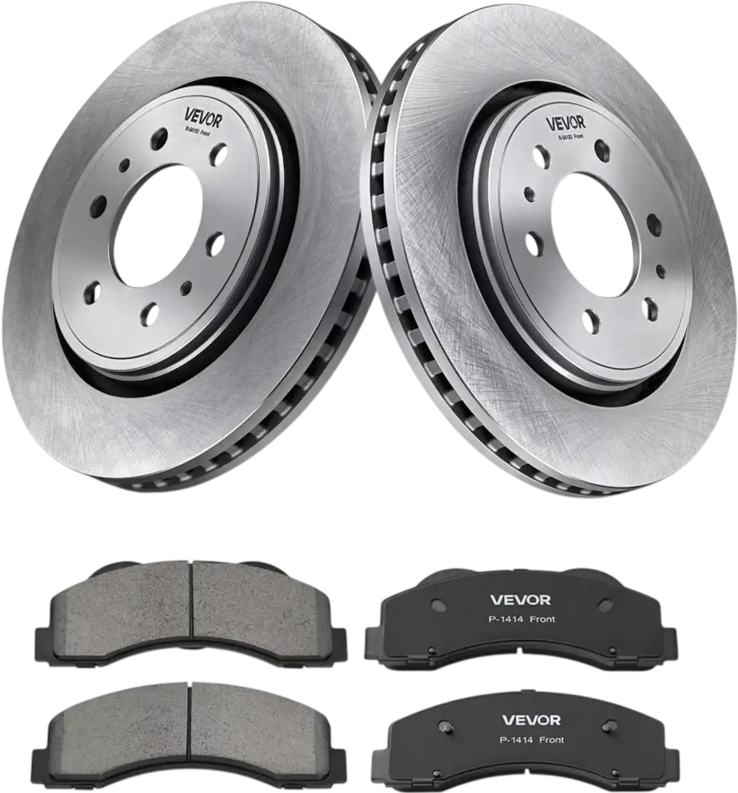 Vevor Front Brake Kit Ceramic Brake Pads & Hollow Brake Rotors Replacement New