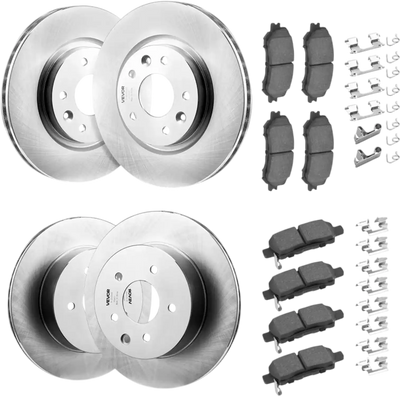 Vevor Brake Kit Front and Rear Ceramic Brake Replacement Kit for 2014-2015 Nissan Rogue New