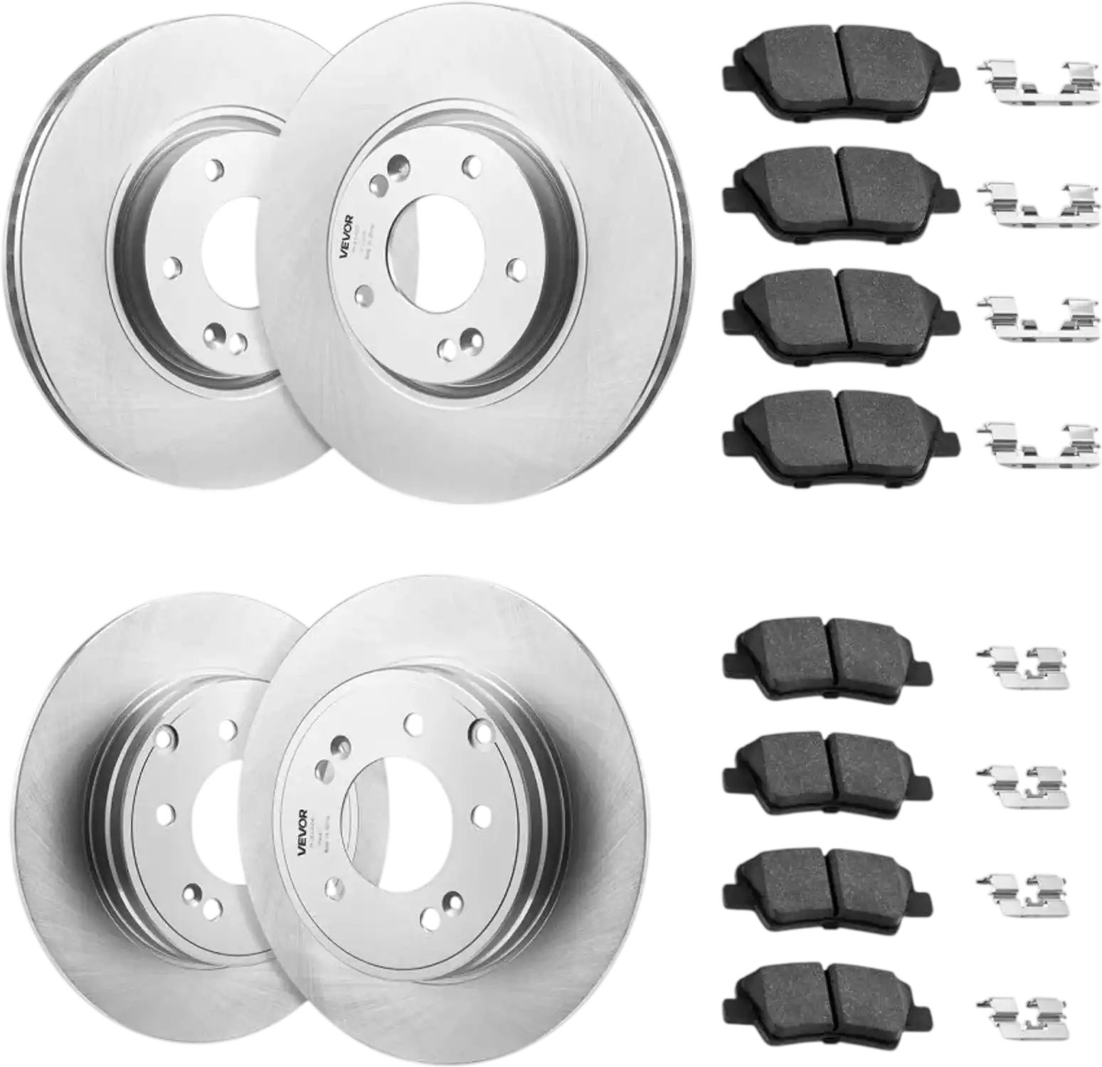 Vevor Brake Kit Front & Rear Ceramic Brake Kit for 2011-2015 Hyundai Sonata New