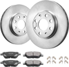 VEVOR Front Brake Kit for Vauxhall Adam(M13), Corsa D (S07), Corsa D Box/Hatchback (S07), Brake Rotors Ceramic Brake Pads Replacement Kit, 257mm Front Rotors