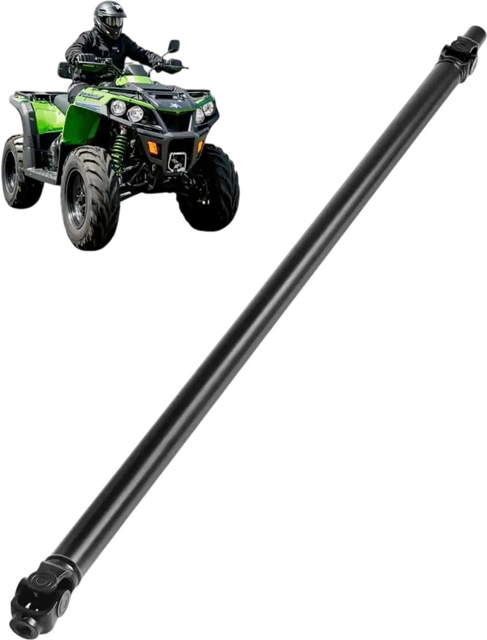 VEVOR Front Drive Shaft, 64.0" Prop Shaft Driveshaft Assembly Compatible with 2014-2016 Polaris Ranger XP 900, Replace #1332951 1333146