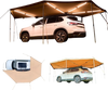 VEVOR 270 Degree Awning with Bulit-in LED Lights, 117 sq.ft Driver Side Vehicle Awning, Waterproof UV50+ Car Side Awnings, All-Weather Free-Standing Overland Awnings Car Shelter for SUV Truck Camping