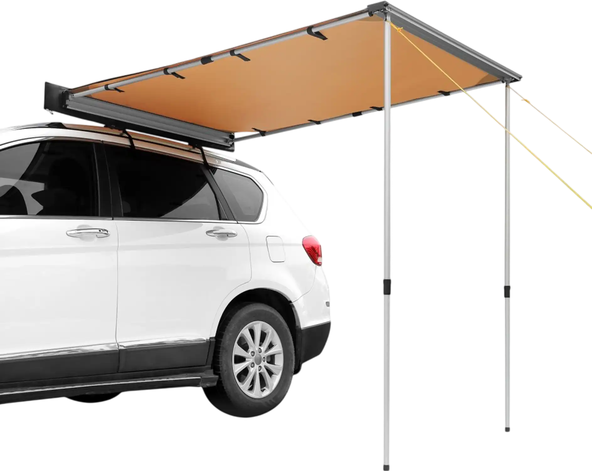 Vevor Car Side Awning 6.6' x 8.2' Retractable Vehicle Sunshade New