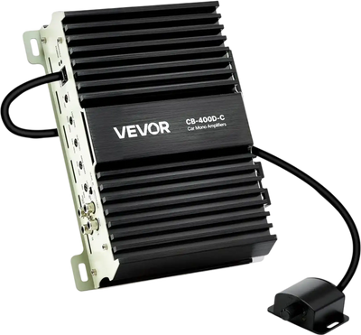 Vevor Car Amplifier Monoblock 400W RMS 1/2/4 Ohm Stable 1-Channel Class D New