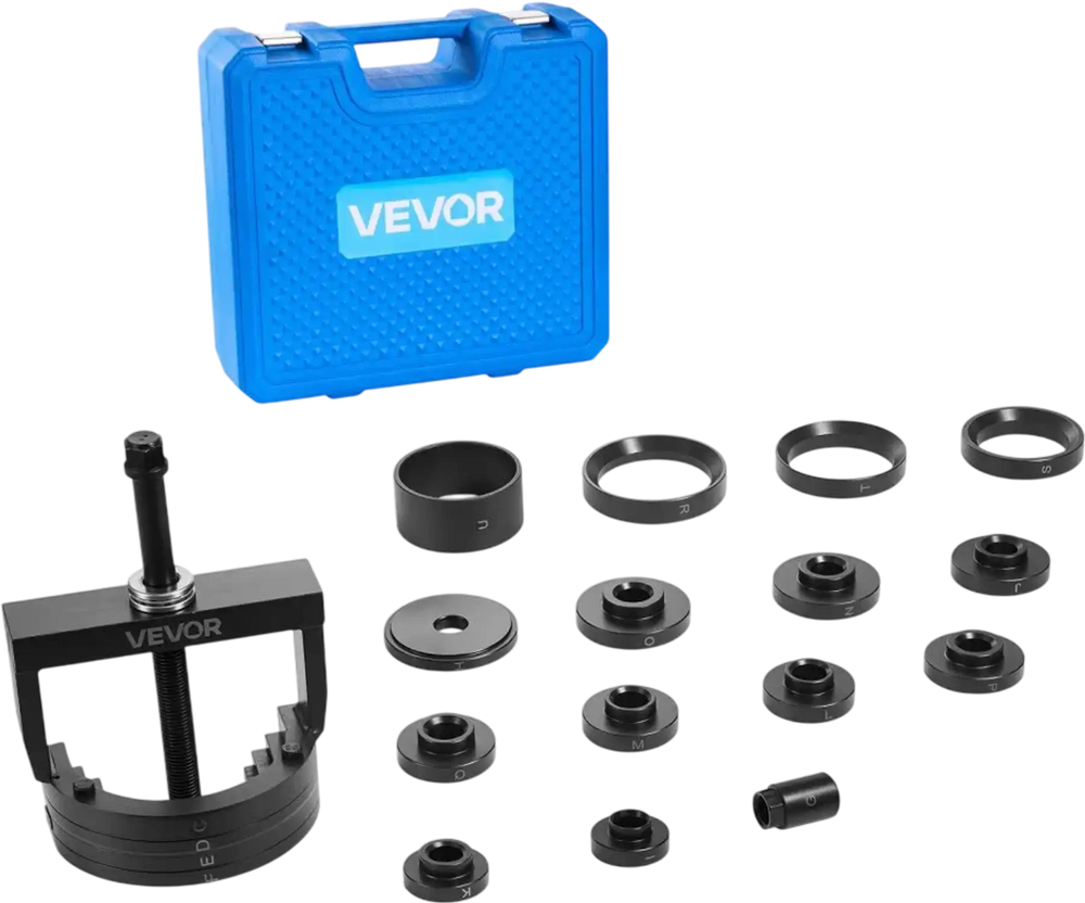 VEVOR Master Wheel Hub & Bearing Remover & Installer Kit, Fits Most Front-Wheel Drive Vehicles, Front Wheel Bearing Removal Tool, Wheel Bearing Installer Kit, Easy Bearing Swaps with No Press Required