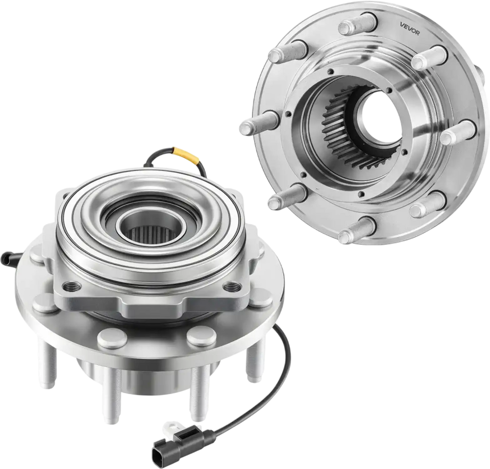 VEVOR 2PCS Front Wheel Bearing & Hub Assembly Fit for 2016 Ford F-250 Super Duty Base King Ranch Lariat Platinum XL Crew Cab Pickup 4-Door OEM 515130, Wheel Bearing Hub Assembly Set with ABS Sensor