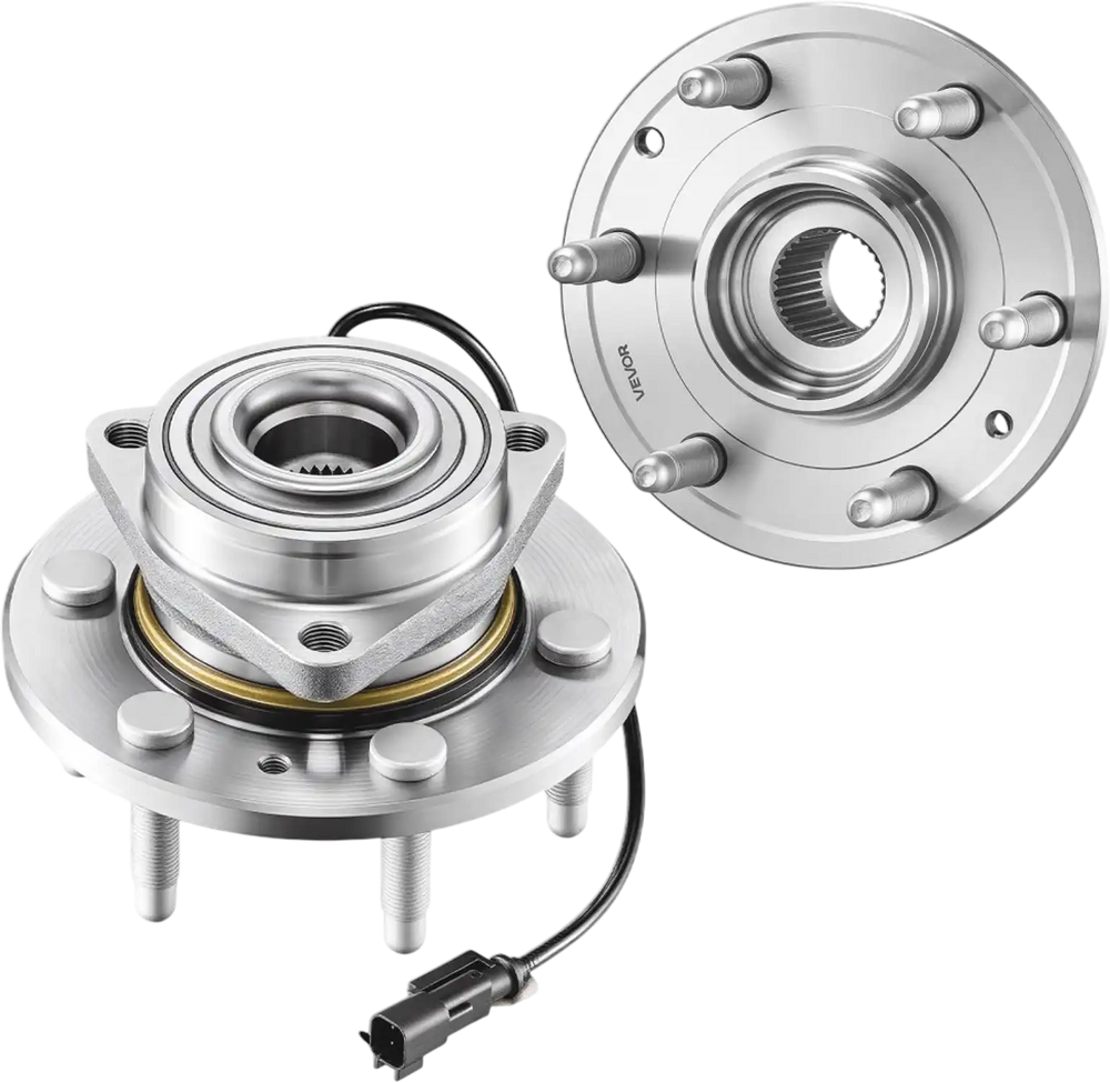 VEVOR 2PCS Front Wheel Bearing & Hub Assembly Fit for 2020 Cadillac Escalade Base Platinum Premium Luxury Sport Utility Chevy Suburban LS LT OEM 515160, Wheel Bearing Hub Assembly Set with ABS Sensor