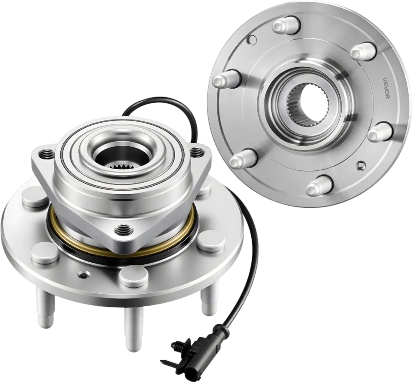 Vevor Wheel Bearing Hub Assembly Front 2-Pc for 2007-2013 Chevy Avalanche GMC Sierra 1500 Cadillac Escalade EXT Tahoe New