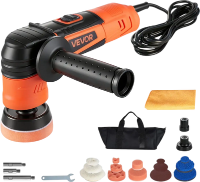Vevor Car Buffer Polisher 600W 3-in-1 Rotary Polisher Kit New