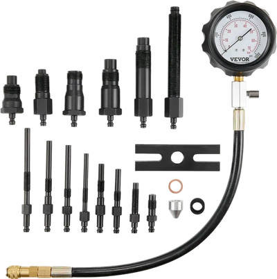 Vevor Compression Tester Diesel Engine 18-Pc Cylinder Pressure Test Kit New