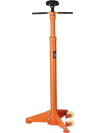 VEVOR Underhoist Support Stand, 3/4 Ton Capacity Under Hoist Jack Stand, Lifting from 38.4 to 75.4 in, Bearing Mounted Spin Handle, Self-Locking Threaded Screw, Two Wheels, Support Vehicle Components