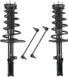 VEVOR Rear Shock Absorber Strut Assembly, 2Pcs Shock and Strut Assembly with Stabilizer Bar & Coil Spring, Compatible with 2007-2011 Toyota Camry and 2008-2012 Toyota Avalon Models, OE 172401