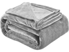 VEVOR King Size Blanket, 108 x 90 inches, Lightweight and Fuzzy Throw Blanket for Bed, Cozy Grey King Blanket for All Season, Warm Plush Machine Washable Bedding, Grey