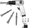 VEVOR Air Hammer, 4500BPM Pneumatic Hammer with 1.57-inch Stroke & 4PCS Chisels Round Shank, Lightweight & Compact Air Chisel Pneumatic Shovel Tool for Cutting Punching Scraping