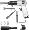VEVOR Air Hammer, 4500BPM Pneumatic Hammer with Rust Removal Air Needle Scaler & 4PCS Chisels Round Shank, Lightweight & Compact Air Chisel Pneumatic Shovel Tool for Cutting Scraping Demolishing