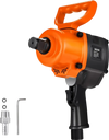 VEVOR 1 Inch Air Impact Wrench, Up to 1200 ft-lbs Nut-Busting Torque, 16.4 lbs Lightweight Pneumatic Impact Gun with Double Handles for Heavy Duty Repairs and Maintenance