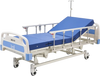 VEVOR Premium 3 Function Full Electric Hospital Bed, ICU Electric Medical Bed with Backrest, Legrest & Height Adjustment, 5" Locking Casters, High-Density Mattress for Home Hospital, 550LBS Loading