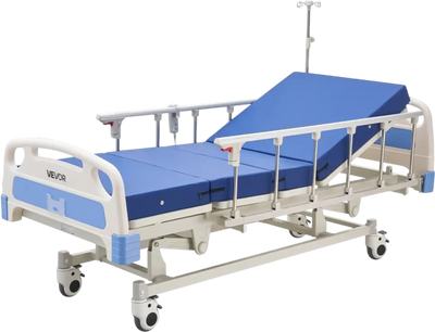 Vevor Hospital Bed Premium 3-Function Full Electric Medical Bed with Mattress 550 lbs New