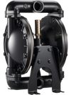 VEVOR Air Operated Double Diaphragm Pump, 35 GPM, 1 inch Inlet & Outlet Pneumatic Waste Oil Transfer Pump, Max 114 PSI, Aluminum Alloy Body, Air-Operated for Diesel, Grease, Kerosene, Gasoline & Oil