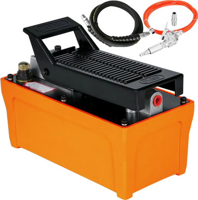 Vevor Air Hydraulic Pump 10,000 PSI Foot-Actuated Single Acting with 4.1' Hose New