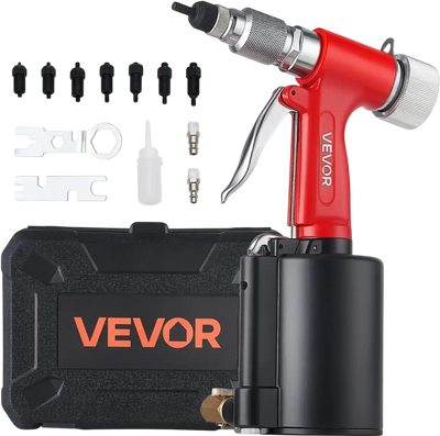 Vevor Pneumatic Rivet Nut Gun Kit Air Rivet Nut Tool New