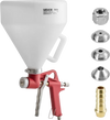 VEVOR Air Texture Spray Gun, 1.45 Gallon Air Hopper Spray Gun, Professional Drywall Texture Painting Sprayer with 3 Nozzles (3.5mm, 6mm, 8mm) for Popcorn, Knockdown, Orange Peel Textures