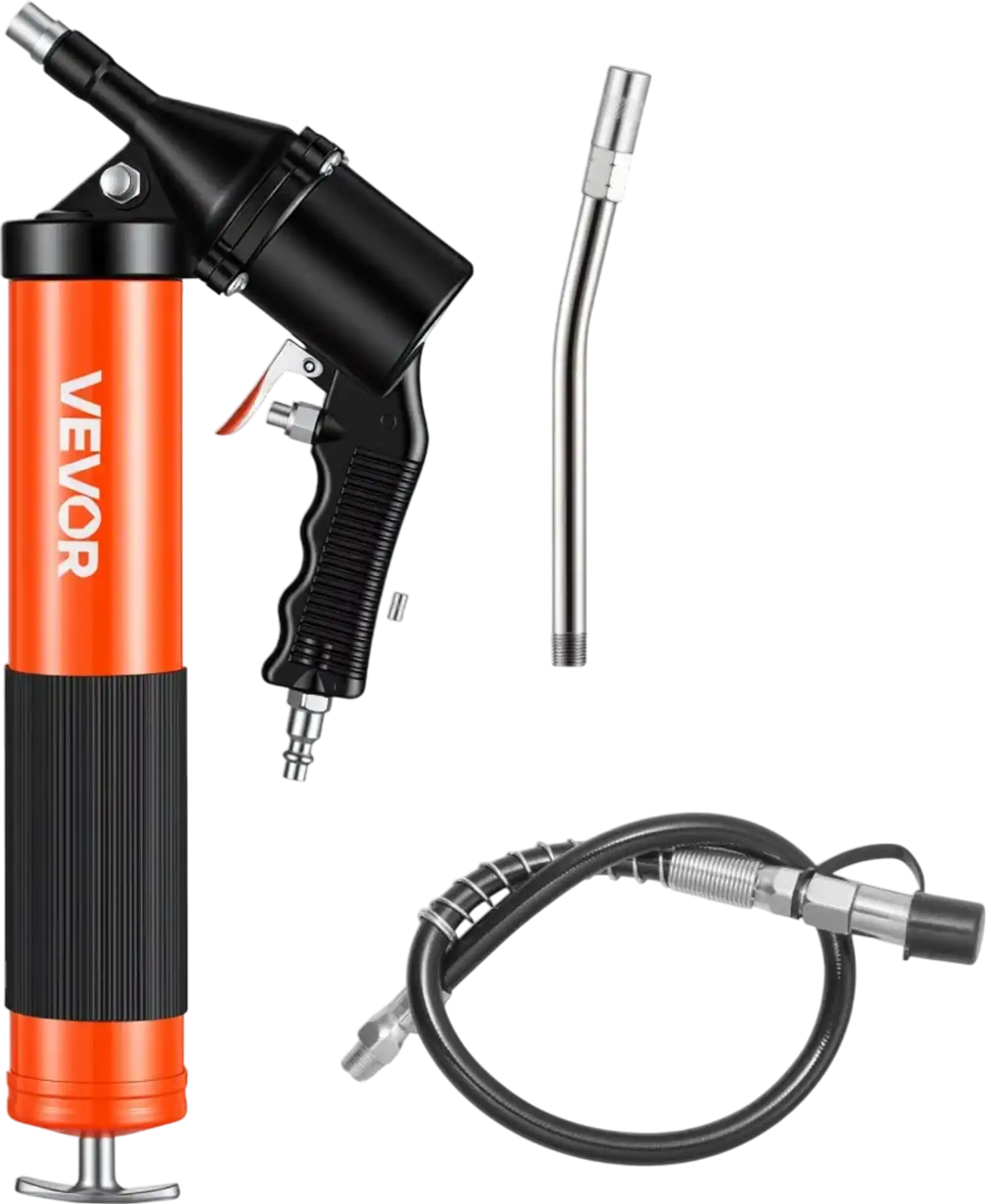 Vevor Grease Gun 6000 PSI Pneumatic Pistol Grip Kit 14 oz with 18