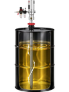 VEVOR Air-Operated Oil Transfer Pump 1:1 5.3 GPM / 20 LPM Flow Drum Pump, Fits 55 Gallon Barrels & Open Containers, Heavy Duty Aluminum Pump, Pneumatic for SAE 80 Oils / Fluids (NOT for Gasoline)