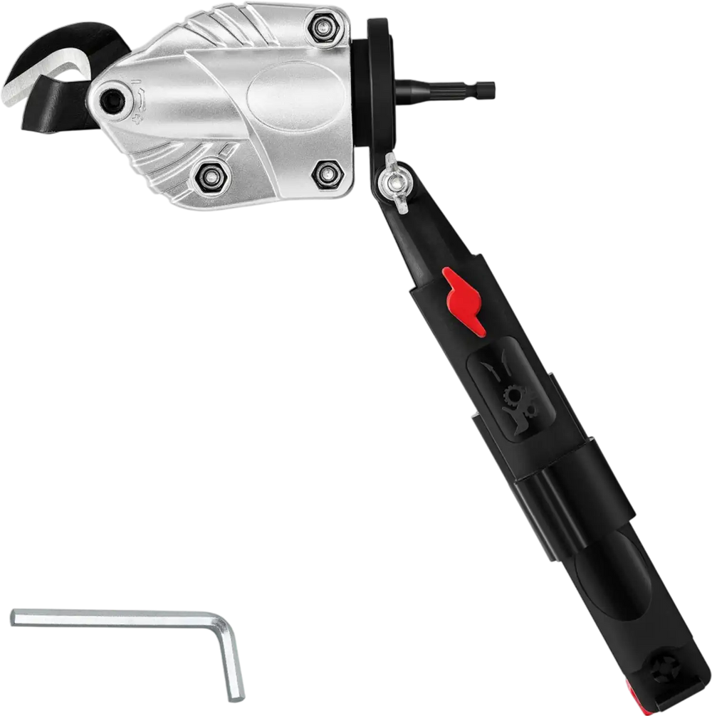 VEVOR Metal Cutter Drill Attachment, with Metal Shears Attachment, 360 Degree Pivoting Head, Cut Max. 21 GA Stainless Steel 14 GA Aluminum Metal Sheets and 18 GA Galvanized Steel