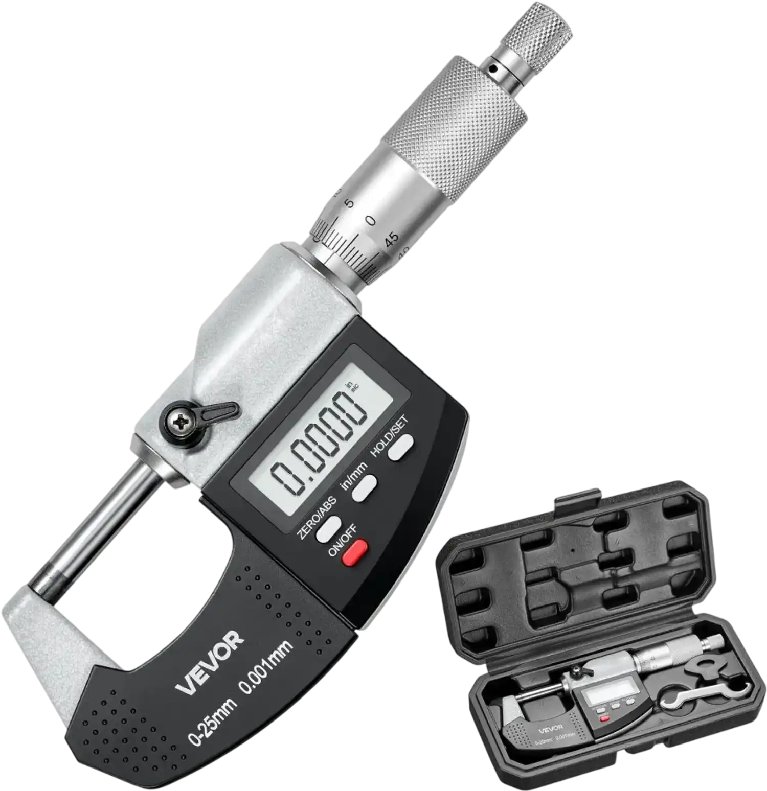 Vevor Micrometer Set Digital Outside Micrometer 0-1