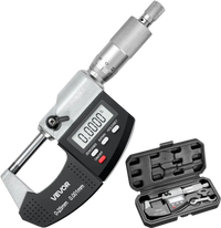 VEVOR Micrometer Set, Digital Outside Micrometer 0-1 inch Measuring Range, 0.00005