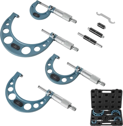 Vevor Outside Micrometer Set 4-Pc 0-4