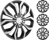 VEVOR Wheel Rim Cover Hubcaps, 16 in Diameter, Sturdy & Durable Scratch-Resistant Hubcap with Snap & Valve Nozzle Hole, ABS & PC Hubcap with High Rigidity & Less Wind Drag, Fits for All Weather Use
