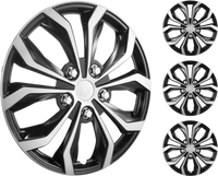 VEVOR Wheel Rim Cover Hubcaps, 16 in Diameter, Sturdy & Durable Scratch-Resistant Hubcap with Snap & Valve Nozzle Hole, ABS & PC Hubcap with High Rigidity & Less Wind Drag, Fits for All Weather Use