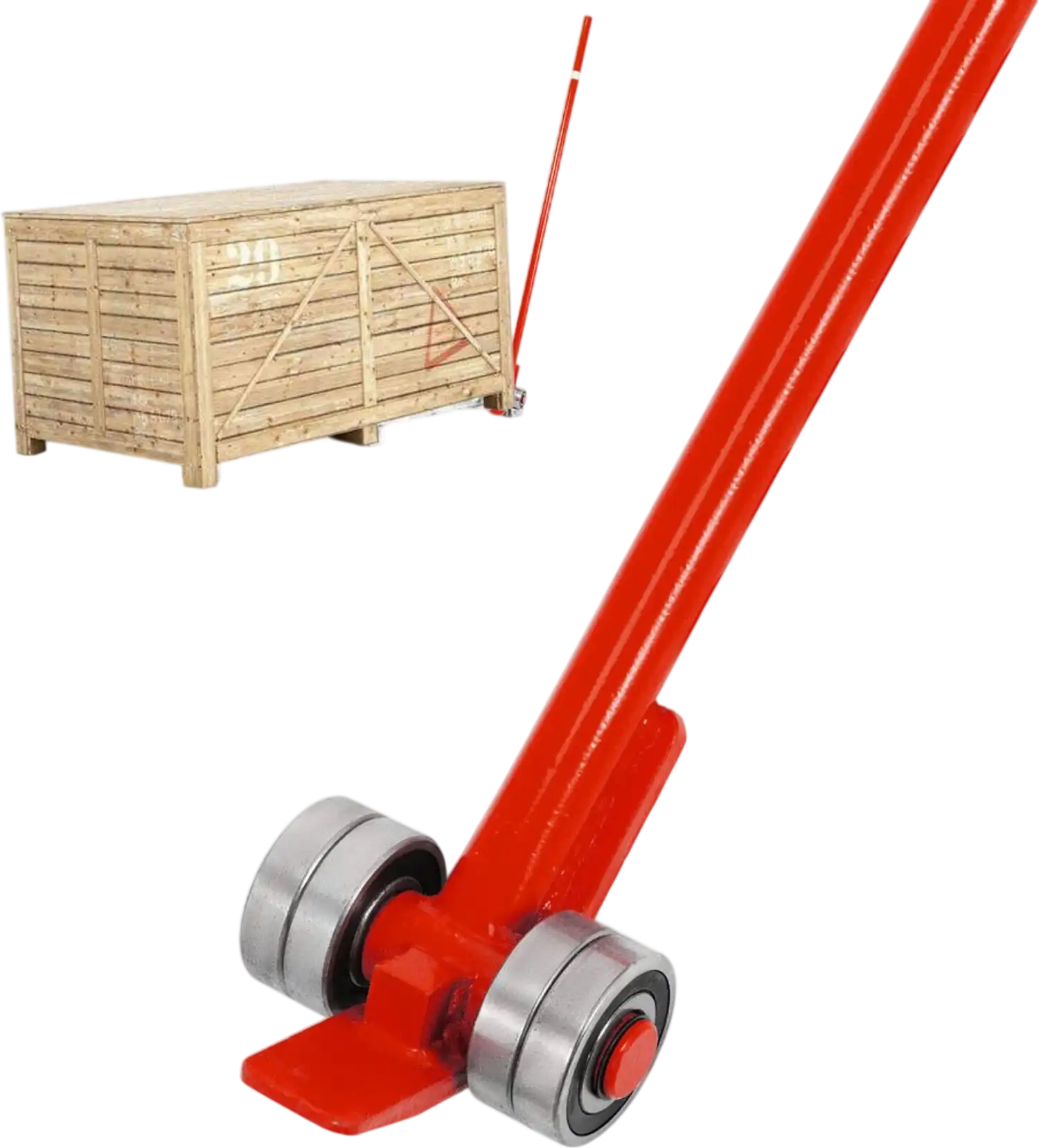 Vevor Pry Lever Bar Heavy-Duty 6600 lbs Capacity with Wheels 5' Handle New