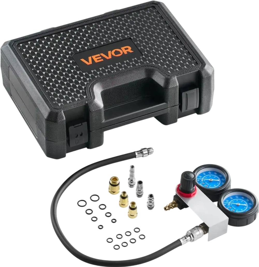 Vevor Cylinder Leak-Down Tester Kit Engine Compression Tester 0-100 PS ...