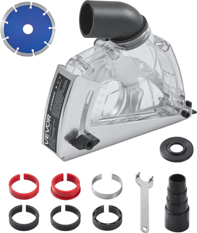Vevor Cutting Dust Shroud Angle Grinder Dust Collector with 5