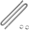 VEVOR Exhaust Hose, 58.7 inch Stainless Steel Exhausts Hose, Diesel Heater Flexible Exhaust Pipe with 2 Hose Clamps, Exhausts Hoses Kit Diesel Heater Accessories for 2KW 5KW 8KW Diesels Heaters