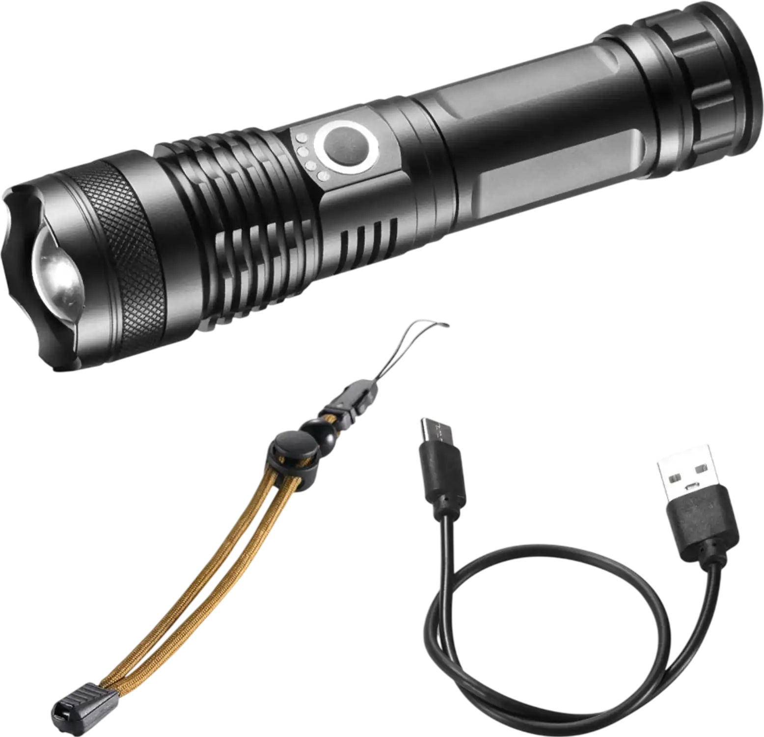 Vevor Flashlight 10000 Lumen Rechargeable Waterproof LED Handheld New
