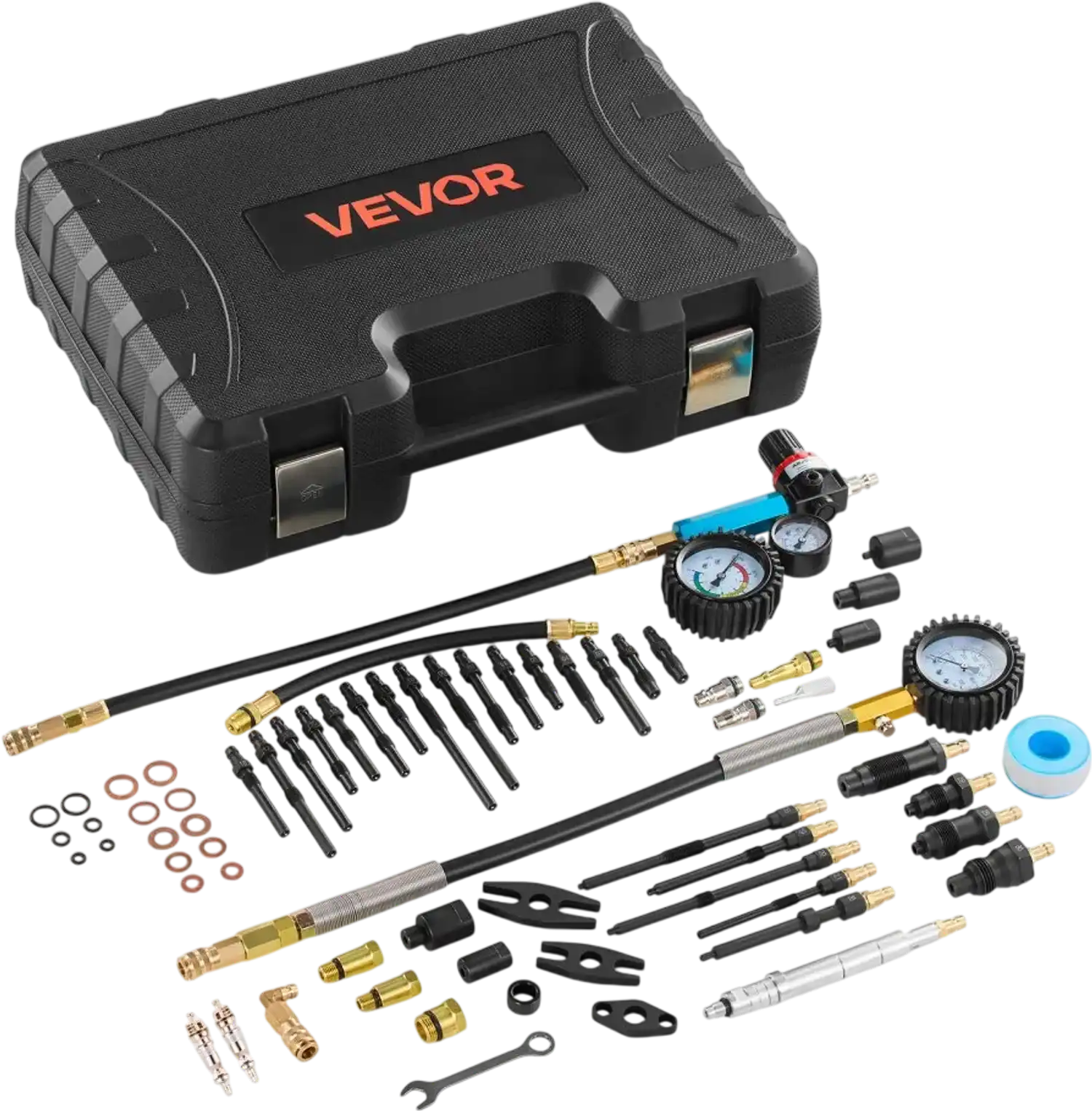 Vevor Compression Tester Kit Engine Cylinder Leak-Down Diagnostic Tool Set New