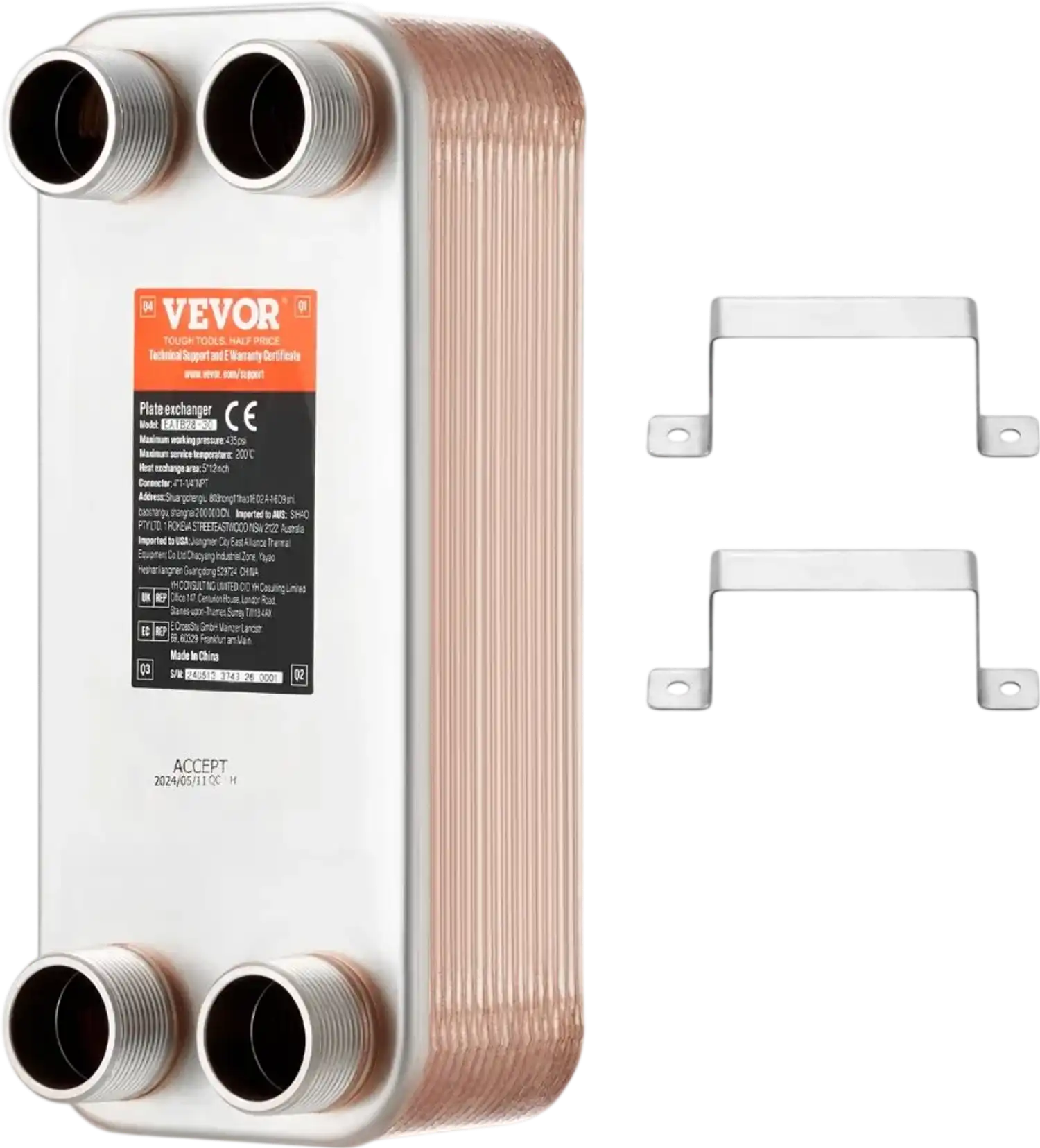 Vevor Heat Exchanger 5